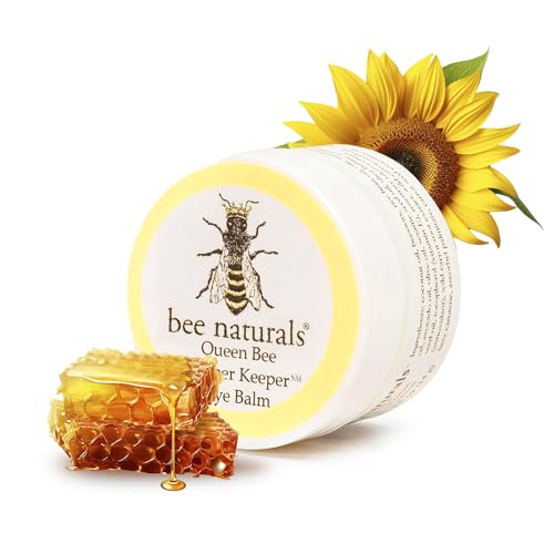 Bee Naturals Queen Bee Best Eye Balm Peeper Keeper - Natural Eye Balm with Vitamin E & 10 Oils - Reduces Crow's Feet, Wrinkles & Fine Lines - Moisturizing Skincare