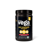 Vega Sport Pre-Workout Energizer, Strawberry Lemonade - Pre Workout Powder for Women & Men, Supports Energy and Focus, Electrolytes, Vegan, Keto, Gluten Free, Non GMO, 1.1 lbs