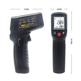 KETOTEK Infrared Thermometer Non Contact IR Digital Laser Temperature Gun -50℃～600℃ (-58℉～1112℉) Adjustable Emissivity Thermometer Gun for Cooking