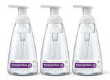 Clean Revolution Ready to Use Foaming Hand Soap| Three Pack | Jumbo 15oz Bottles | Gentle, Moisturizing & Eco-Friendly | Real Essential Oils | Natural Lavender | 45 Total Fl Oz, Clear