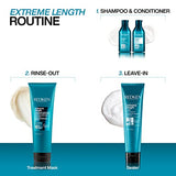 Redken Extreme Length Conditioner | Infused With Biotin and Castor Oil | For Hair Growth | Fortifies, Strengthens & Conditions Hair