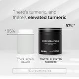 Toniiq Turmeric Curcumin Supplements 72,000mg 60:1 | 1200mg Per Serving | 97% Curcuminoids Tumeric with Black Pepper & MCT Oil for Absorption - Turmeric Pills - 120 Vegetarian Curcuma Capsules