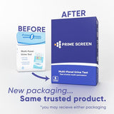 Prime Screen Multi-Panel Urine Test - Testing for THC, Nicotine (COT), Alcohol Test (EtG) -[5 Pack]