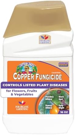 Bonide Captain Jack Copper Fungicide 16 oz Concentrated Plant Disease Control Solution for Organic Gardening