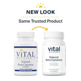 Vital Nutrients - Natural Beta Carotene - Precursor to Vitamin A - Antioxidant - Vision, Skin, and Reproductive Health Support - 90 Softgels per Bottle - 25,000 IU