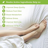 Nuubu | Deep Cleansing Foot Pads for Better Sleep & Foot Care | Premium Japanese Organic Foot Pads with Ginger Powder (30 Pc)