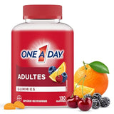 One A Day Adult Multivitamin Gummies - Daily Gummy For Men And Women With Vitamins A, B6, B12, C, D, E, Biotin and Zinc, Supports Immunity And Bone Health, Hair And Nails, 130 Gummies