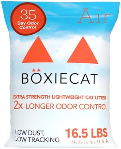 Boxie® Extra Strength Cat Litter, Lightweight 35-Day Odor Control, Clumping, 16.5lb