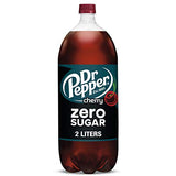 DR PEPPER Cherry Zero Sugar Soda, 2 L bottle