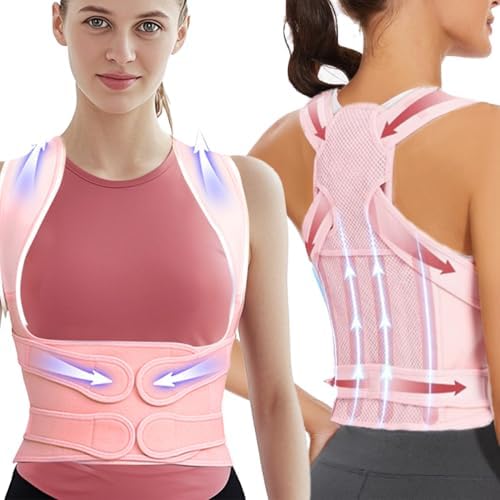 Back Brace Posture Corrector for Women and Men,Adjustable Full Back Brace and Shoulder Straightener,for Back Pain Relief,Hunchback Correction,Scoliosis,Posture Trainer