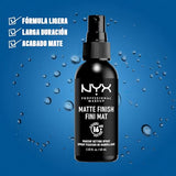 NYX PROFESSIONAL MAKEUP Makeup Setting Spray, Dewy Setting Spray for 16HR Make Up Wear