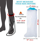 Waterproof Cast Covers for Shower Leg,Adult leg Protection to Wounds, Keeps Cast and Bandage Dry Bath,Watertight Cast Bag Showering for Surgery Foot, Ankle, Burns Reusable