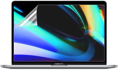 2-Pack Anti Glare Screen Protector Compatible with MacBook Pro 16 Inch 2019 Released with Touch ID & Touch Bar (A2141) - Anti-Glare/Anti Fingerprint Matte Laptop Screen Protector Guard