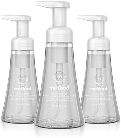 Method Foaming Hand Soap, Sweet Water, Paraben and Phthalate Free, Biodegradable Formula, 10 fl oz (Pack of 3)