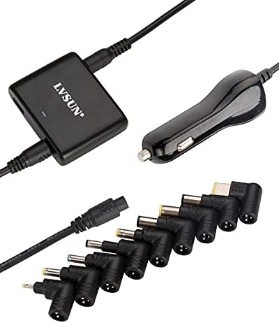 Universal Laptop Car Charger 90w, Power Adapter, Cigarette Lighter Power Supply with USB Port 5v 2.4a, Compatible for Asus Hp compaq IBM Gateway Toshiba Lenovo Samsung Ultrabook and More