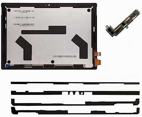 Replacement for Microsoft Surface Pro 7 1866 LP123WQ2 12.3 inch LCD Display Touch Screen Digitizer Assembly (with Touch Plate)(with Adhesive Stripe)