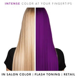 Watercolors Intense Color Depositing Shampoo, Semi Permanent Hair Color 8.5 oz - PURPLE