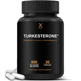 HUMANX Turkesterone+ 800mg - USA Third Party Tested (Similar to Ecdysterone) for Muscular Development & Dynamic Athletic Performance - Natural Anabolic - Non GMO, Vegan - Turkesterone Supplement