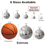 Silver & Red 1.6" Small Christmas Balls Christmas Tree Decoration Ornaments Shatterproof Hanging Balls for Birthday Halloween Holiday Wedding Decorations Set of 12pcs