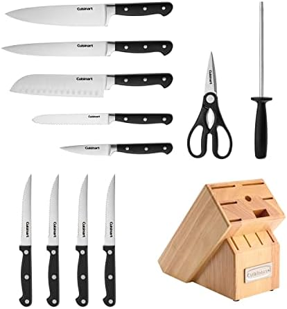 Cuisinart 12pc Black Triple Rivet Block Set, C77TR-12P3