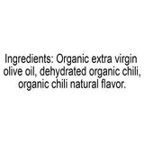 Mantova Chili Organic Extra Virgin Olive Oil, 8.5-Ounce Bottles (Pack of 3), Organic chili natural flavor