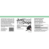 JustFoodForDogs Dog Allergy Supplement for Immune System Support, Skin & Allergy Care - 60 Count