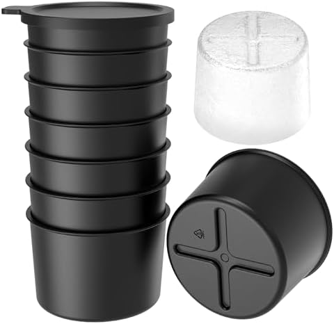 Ice Mold Accessory for KitchenAid Shave Ice Attachment, Reusable Plastic Ice Molds with Lids for Kitchenaid Ice Shaver Attachment - 8PCS