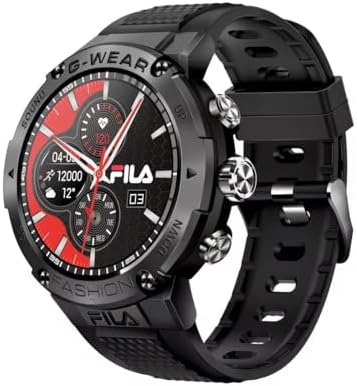 Fila Smart Watch (Answer/Make Calls), 1.32'' IPS HD Full Touch Screen Smart Watches for Men Women with Sleep/Heart Rate Monitor, Fitness Watch, Activity Tracker with 100+ Sport Modes for Android iOS