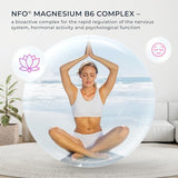 NFO Magnesium B6 [120 Tablets] Norwegian Natural Complex with a high Dosage of Magnesium and Vitamin B6 for Regulation of The Nervous System, hormonal Activity and Psychological Function