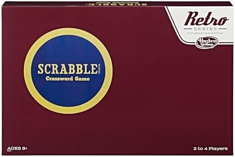 Hasbro Gaming Retro Series Scrabble 1949 Edition Board Game