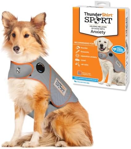 ThunderShirt for Dogs, Large, Platinum Sport - Dog Anxiety Relief Calming Vest