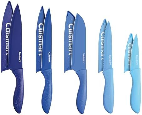 Cuisinart 10-Piece Ceramic Coated Oceanware Knife Set