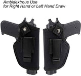 DMAIP Concealed Carry Holster Metal Clip IWB OWB Holster Waistband Airsoft Pistol Handguns Holster for Right Left Hand Draw