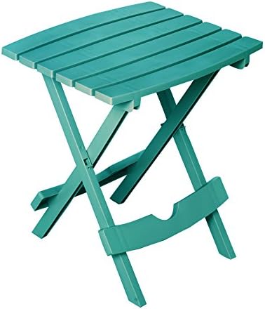 Adams Manufacturing 8510-94-3902 Quik Fold Side Table, Teal