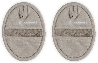Le Creuset Set of 2 Silicon Pot Grips, Sable