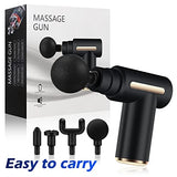 Uplayteck Mini Massage Gun, Percussion Deep Tissues Muscle Massager Gun with 6 Speeds, Type-C Charging, 35DB Ultra Quiet, Portable Electric Handheld Body Massager for Back Neck Pain Relief