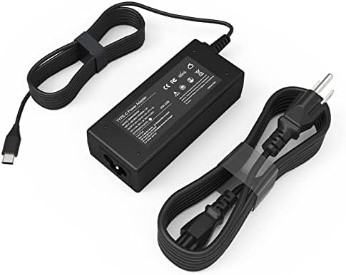 45W USB-C Chromebook Charger for Lenovo Chromebook Charger:for Lenovo 500e 300e 100e 2nd Gen C330 C340 S330 S340 Flex 3 Chromebook Charger,Replacement Type C Laptop Charger Adapter Power Supply Cord.
