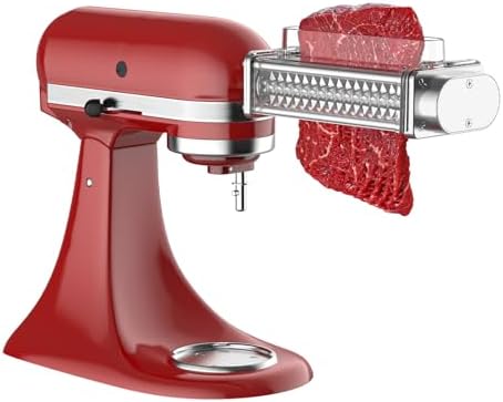 Meat Tenderizer for KitchenAid Mixer - Meat Tenderizing Tool with Clear Cover, Compatible with All KitchenAid Stand Mixers | Effortless Beef/Pork/Lamb Prep & Quick Clean