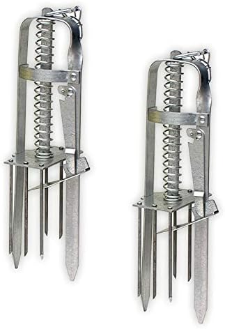 Victor Plunger Style Mole Trap for Quick and Clean Kill (2 Pack)