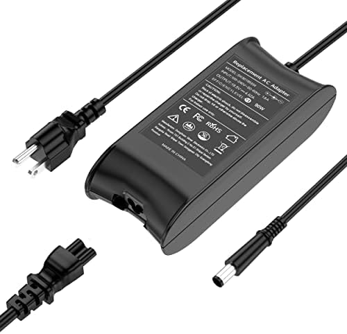 90W AC Adapter Charger Replacement for DELL Latitude E7440 E7450 E6400 E6410 E6420 E6430 E6430s E6440 E6510 E6520 E6530 D610 D620 D630 D820 D830 5590 7404 5424 Rugged Power Cord Laptop
