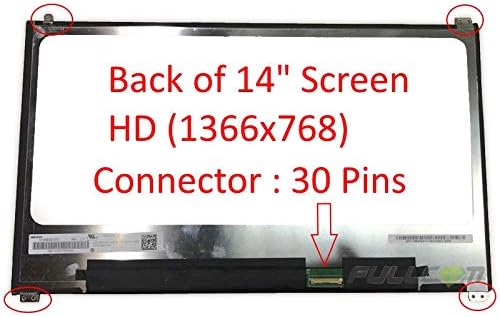 FULLCOM New 14.0 inch Matte Screen Replacement Compatible with Latitude E7480 fit N140BGE-E53 Replacement Screens PN 083VK3