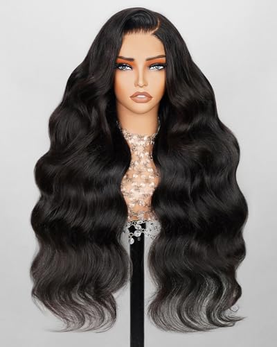 Arabella Glueless Lace Front Wigs Human Hair 13x4 Tiny Knots Real Pre Bleached Body Wave Wigs Human Hair 210% Density Upgraded Body Wave(20inch, 13x4 Body Wave Wig)