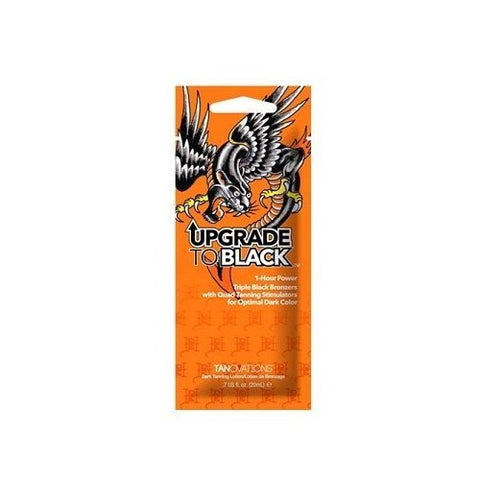 3 Upgrade to Black Tanning Lotion Packets of Bronzer By Ed Hardy