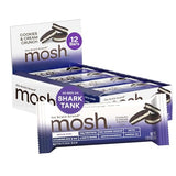 MOSH Cookies and Cream Crunch Bars, 12g Grass-Fed Protein, Keto Snack, Gluten-Free, No Added Sugar, Lion's Mane, B12 Vitamins, Supports Brain Health, Workout Recovery, Breakfast To-Go (12 Bars)…