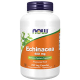 NOW Supplements, Echinacea (Purpurea Root) 400 mg, Immune System Support*, 250 Veg Capsules