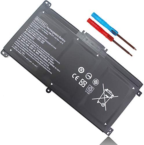 BK03XL Battery for HP Pavilion X360 14-ba0xx 14-ba1xx 14m-ba0xx 14m-ba1xx 14m-ba011dx 14m-ba013dx 14m-ba114dx 14m-ba015dx 14-ba253cl 14-ba125cl 14-ba175nr 14-ba051cl 916811-855 916812-855 916366-421