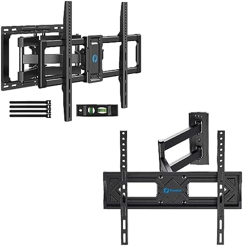 Pipishell Full Motion TV Wall Mount for 40–82 inch TVs up to 110 lbs & Pipishell Full Motion TV Wall Mount for 26-60 Inch Flat Curved TVs