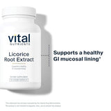 Vital Nutrients - Licorice Root Extract - Herbal Immune Support - Adrenal Support - 90 Vegetarian Capsules per Bottle - 400 mg