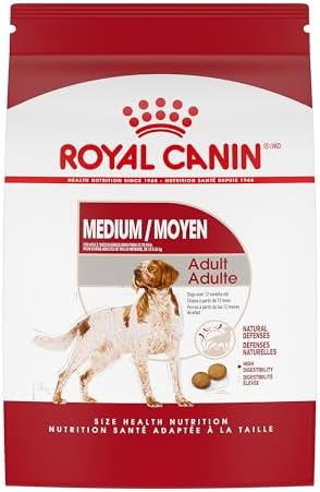 Royal Canin Medium Breed Adult Dry Dog Food, 30 lb bag