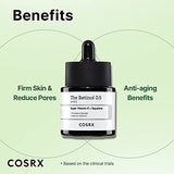 COSRX Retinol 0.5 Oil, Anti-aging Serum with 0.5% Retinoid Treatment for Face, Reduce Wrinkles, Fine Lines, & Signs of Aging, Gentle Skincare for Day & Night, Not Tested on Animals, Korean Skincare